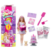 Barbie Party Unboxed Pet Birthday Series Doll & Accessories, Birthday Bows Set With 10 Surprises